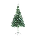 thumbnail image 1 of vidaXL Artificial Pre-lit Christmas Tree with Ball Set 180cm 564 Branches, 1 of 5