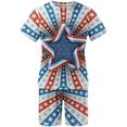 thumbnail image 4 of cllios Men's Short Sets 4th of July Short Sleeve Tshirts and Drawstring Shorts Matching Suits Independence Day Stars and Stripes Graphic Muscle Tracksuits Sets with Pockets, 4 of 5