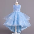 thumbnail image 4 of Kcodviy Robe de Demoiselle d'Honneur pour Fille Robes pour Bébés Filles Élégante en Dentelle Robes de Baptême pour Fille Robe de Mariée Robes de Fête, 4 of 4