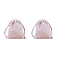 thumbnail image 2 of QualitChoice Jewellery Pouch Drawstring Bags Bracelet Packaging Goodies Mobile Phone Storage Holder Party Gifts Drawable Pouches Silver Gray-5*7 2Set, 2 of 6