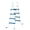 White, variant on Funsicle 48 Inch SureStep 3 Stair Outdoor Above-Ground Swimming Pool Ladder