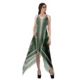 thumbnail image 1 of Moomaya Robe à Ourlet Asymétrique pour Femmes, Robe à Bretelles Spaghetti à Dos Nu avec Mouchoir, 1 of 4