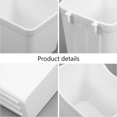 thumbnail image 3 of OULII 6Pcs White Pegboard Paper Holder ABS Storage Bins for Garage Office Craft Room Organization, 3 of 8
