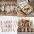 thumbnail image 4 of 2m 50mm Width DIY Handmade Lace Linen Roll Natural Burlap Rolls for Wedding Present Gift Home Decoration Crafts Lace Linen, 4 of 10