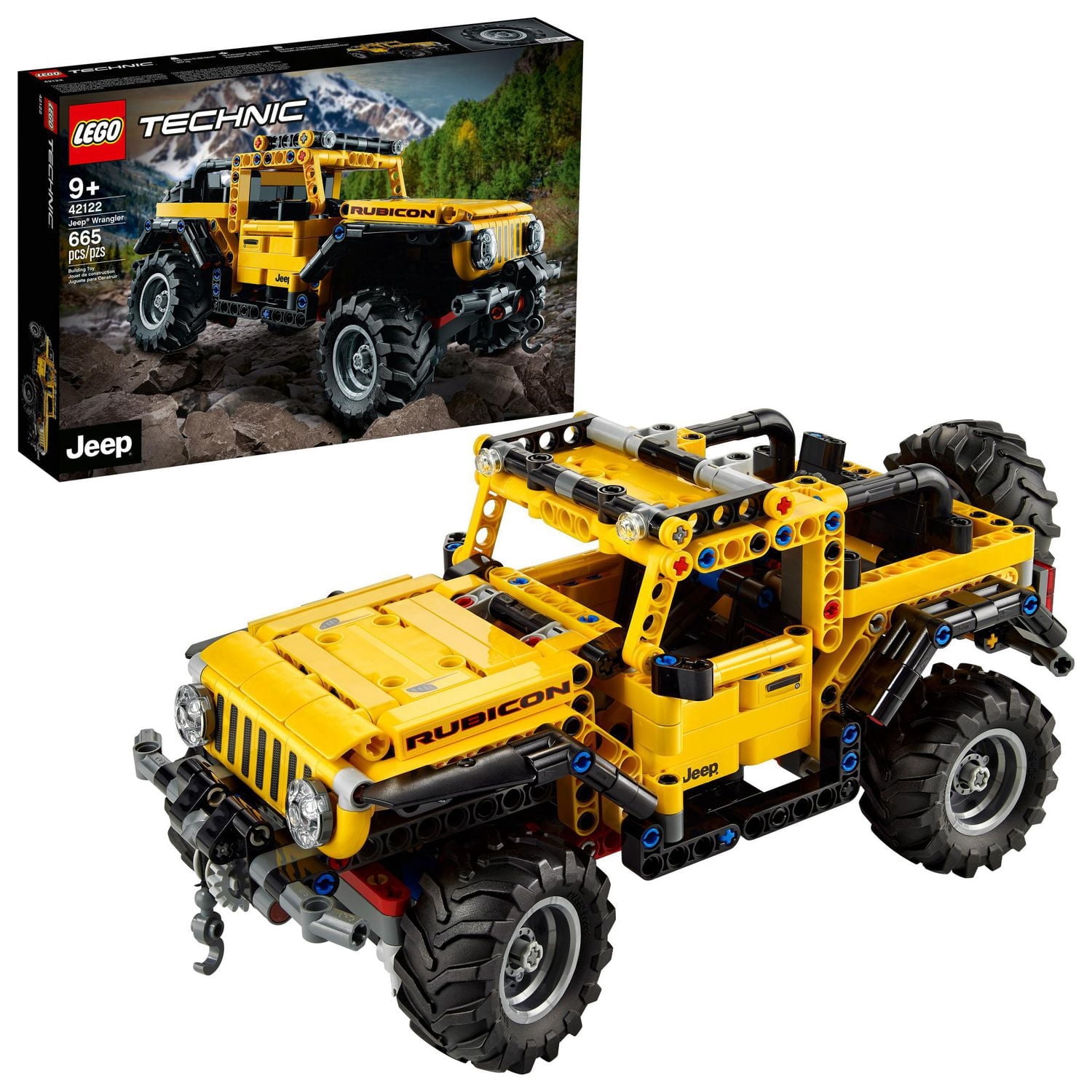 LEGO Technic Jeep Wrangler 42122 Toy Building Kit (665 Pieces)