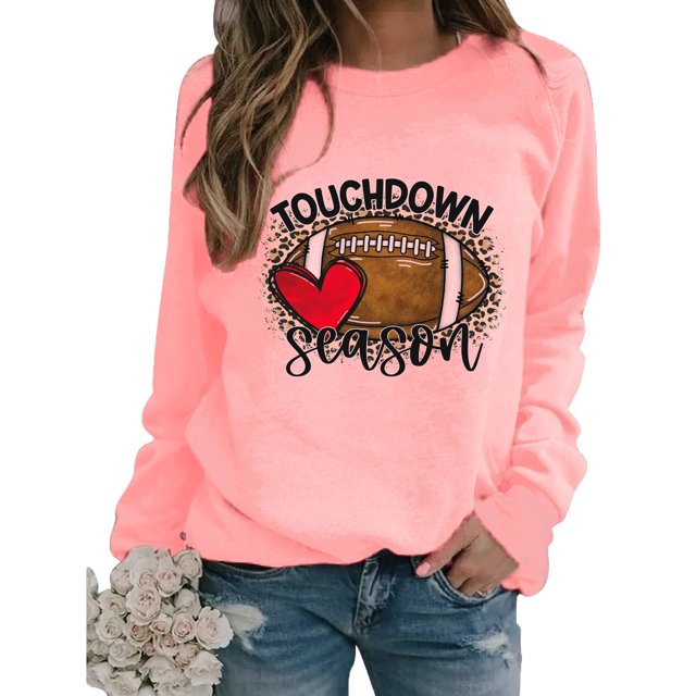 EQWLJWE Chandails de Maman de Baseball pour Femmes Raglan à Manches Longues Chandails à Enfiler Hauts Saison de Football T-shirt Graphique Décontracté Col Rond Blouse Chandails à Manches Longues pour Femmes Tendance Grande Taille Hauts d'Halloween