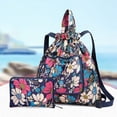 thumbnail image 4 of Amzcrzy Home Decor, Storage Bag, Storage Basket, Foldable Large Capacity Travel Backpack Drawstring Pocket Light Nylon Cloth Multifunctional Print Foldable Bag Organizer Foldable Capacity, 4 of 5