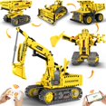 thumbnail image 1 of okk Jouets de Robot STEM pour Enfants 8-12, Trousse de Construction de Robot 5 en 1 avec Application et Télécommande, Trousse de Bricolage d'Ingénierie Éducative de Codage et de Robotique, Construction Programmable, 1 of 7