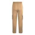 thumbnail image 4 of Amzcrzy Cargo Pants for Men Men Solid-Color Loose Drawstring Elastic Waist Multi-Pocket Workwear Sports Pants Sweatpants for Men Men's Pants Men's Sweatpants Track Pants Men Men's Cargo Pants, 4 of 6