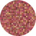 thumbnail image 1 of Ahgly Company Machine Washable Indoor Round Transitional Crimson Red Area Rugs, 8' Round, 1 of 7