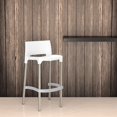 thumbnail image 4 of Compamia Gio Tabouret de Bar d'Extérieur 29,5 Po Blanc, 4 of 8