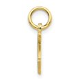 thumbnail image 2 of Diamond2Deal 10K Yellow Gold Solid Small Letter F Initial Charm Pendant for Women, 2 of 5