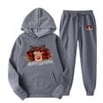 thumbnail image 1 of TIMIFIS Survêtement pour Homme 2 Pcs à Capuche, Ensemble de Sport Athlétique, Chandail à Enfiler Décontracté pour Course, Jogging, Ensemble de Tenue de Sport SetsFall, 1 of 9