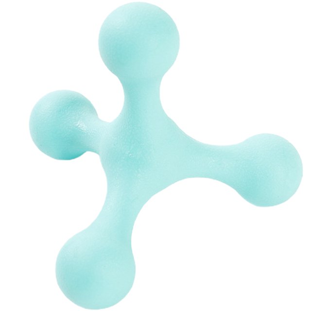 Bangcool Dog Chew Toy Silicone Triangle Interactive Dog Teeth Toy Puppy Bite Toy for Dogs