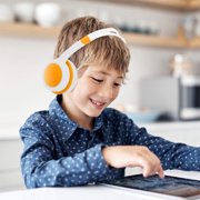 TopLLC Wired Children's Headphones, Over-ear Subwoofer Headphones, In-line Computer Headsets Hearing Protection Durable Comfortable Earcups on Clearance