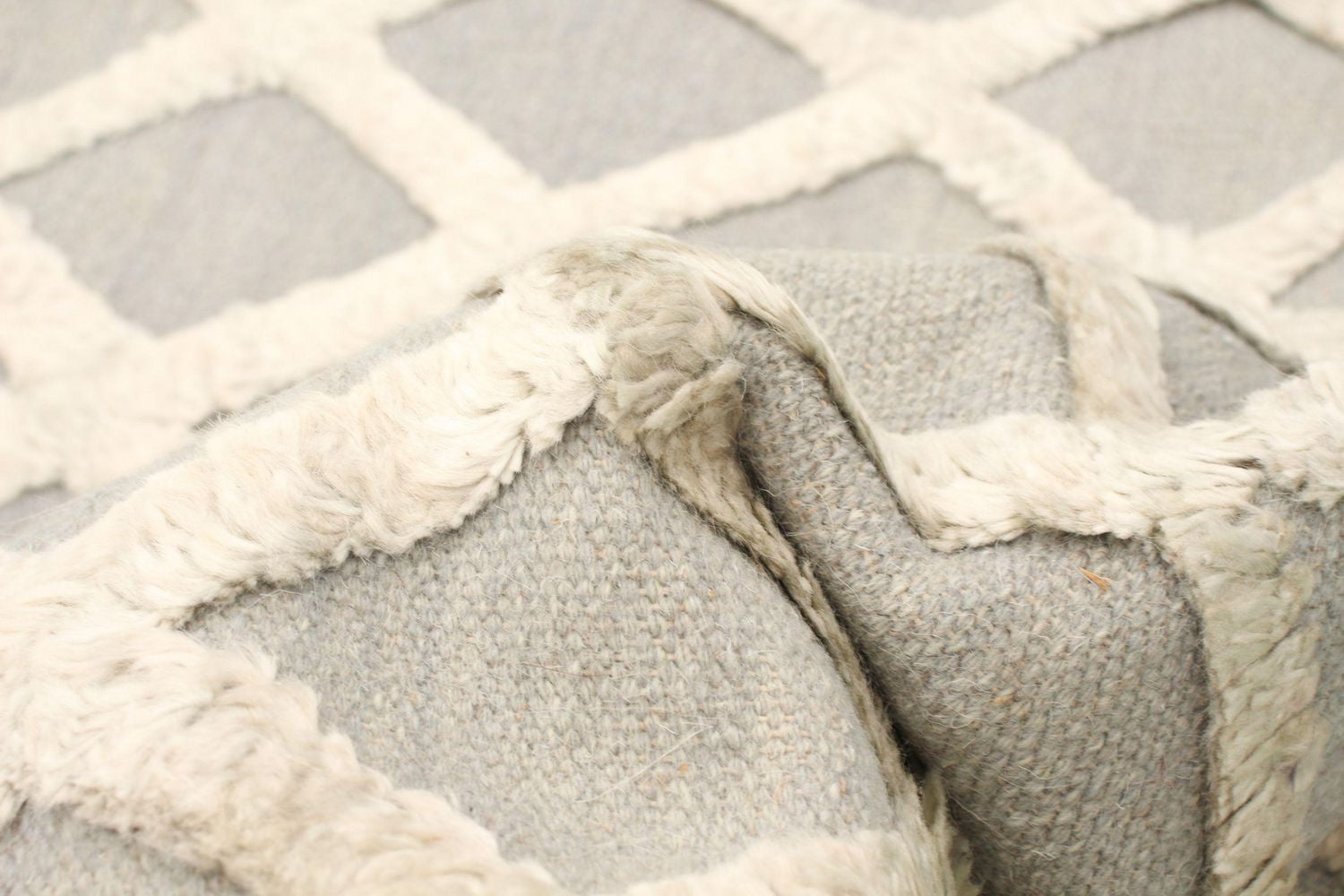 ECARPETGALLERY Tapis Fait à la Main pour Salon, Salle à Manger et Chambre à Coucher Texturé Collection Cambridge 5'0" x 7'9" en Gris