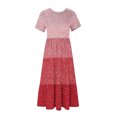 thumbnail image 4 of Robes pour Femmes Robe Imprimée à Manches Courtes et Col Rond, 4 of 5