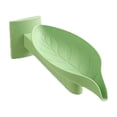 thumbnail image 2 of Boîte à Savon Murale Réglable en Forme de Feuille avec Porte-Savon Rotatif pour Lavabo, 2 of 6