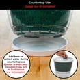 thumbnail image 2 of Starfrit Salad Spinner 3.3L Capacity, Removable Base for 2 Ways to Use, in Sink or on Countertop, Basket Doubles as Colander, Bowl Can Be Used for Serving, 2 of 7