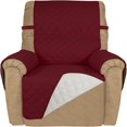 thumbnail image 1 of 2024 Reversible Quilted Sofa Cover  Water Resistant Slipcover Furniture Protector  Washable Couch Cover with Non Slip Foam and Elastic Straps for Kids  Dogs  Pets (Small  Pink/Beige), 1 of 7