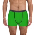 thumbnail image 1 of Lukts Green Pattern Men's Underwear Covered Waistband Boxer Briefs-Large, 1 of 5