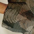 thumbnail image 3 of Vargottam Leaves Print Sheer Curtains for Short Windows - Set of 2 Panels, 63", Grommet Top, Printed Georgette, Light Filtering Drapes for Kitchen or Bedroom, 3 of 9