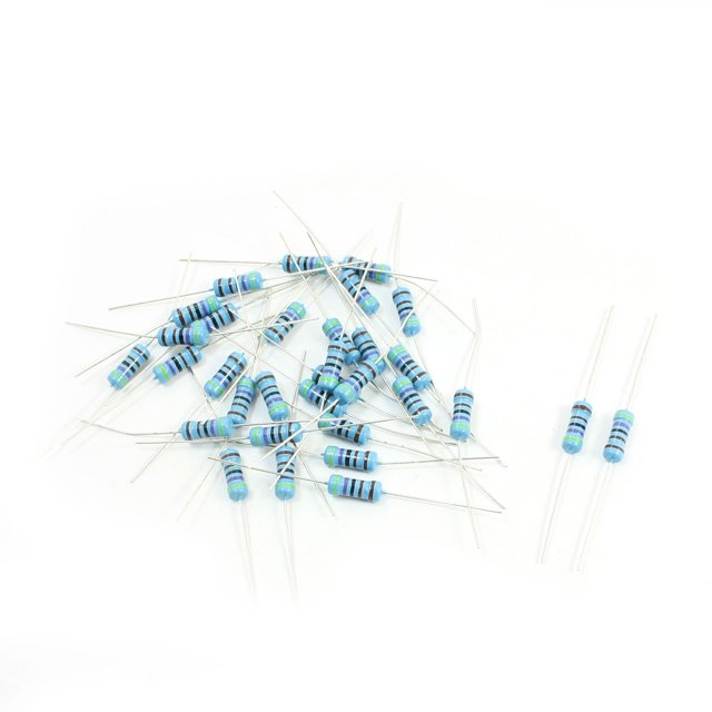 Unique Bargains 30 PCS 1W Watt 1% 4.7K Ohm Couleur Anneau Axial Type Métal Film Résistances