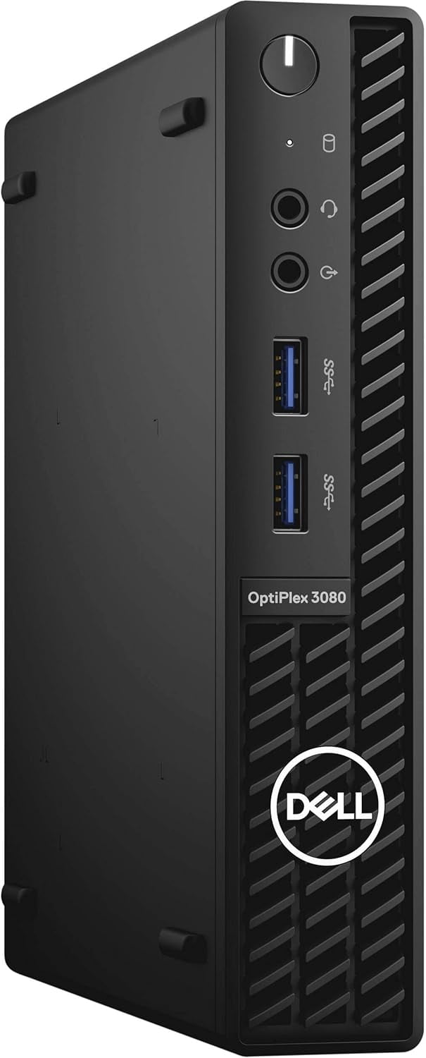 Dell OptiPlex 3080 Micro Desktop Computer Refurbished (Good) i5-10500T 16GB RAM 256GB SSD Windows 11 Pro Business and Office Use