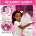 thumbnail image 4 of Maison de jeu en plastique intérieure/extérieure Delta Children Disney Princess avec assemblage facile, 4 of 5