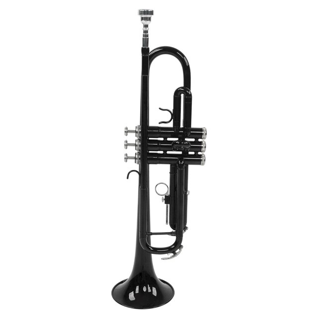 B Flat Trumpets, Detachable Mouthpiece Trumpet Set Replacement Durable For Music Learning Purple,Black