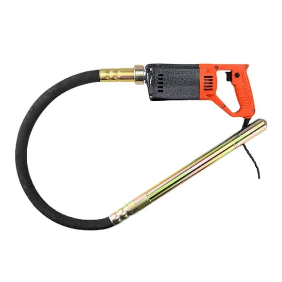 Handheld Concrete Vibrator 1300W Electric Vibrator Vibrating Tool with 4.9ft Shaft Rod for Various Concrete Construction ,Bearing Precise