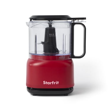 Starfrit Hachoir électrique, Sans BPA 3,5 tasses, Lame en acier inoxydable, Fonctionnement À Une Touche, Pièces lavables au lave-vaisselle, Base antidérapante, Rangement du cordon