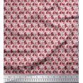 thumbnail image 1 of Soimoi Velvet Fabric Flower Artistic Printed Craft Fabric by The Yard 58 Inch Wide, 1 of 3