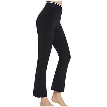 AherBiu Flare Leggings pour Femmes Legging de Yoga Extensible Taille Haute Entraînement Athlétique Pantalon à Pattes d'Éléphant