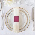 thumbnail image 4 of CRILSTYLEO 500Pcs Paper Napkin Wraps Rosy Color Disposable Napkin Bands for Elegant Table Setting, 4 of 6