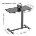 thumbnail image 2 of Table Mobile de Surlit à Hauteur Réglable avec Roues Cachées, Table d'Appoint en Forme de C pour Chevet et Canapé, Bureau Portable pour Ordinateur Portable pour Hôpital, Maison, Bureau, 2 of 9