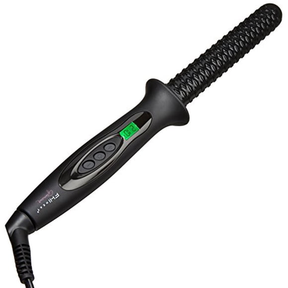 Backstage Commerce FHI HEAT GLAMOUR 1" BLACK CERAMIC ROUND TEXTURED CURLING ROD
