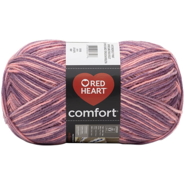 Red Heart® Comfort® Yarn, Prints, Acrylic #4 Medium, 12oz/340g, 649 Yards