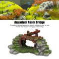 thumbnail image 3 of Bridge Aquariums Decorations, Eco Friendly Resin Space Saving Relaxing Fish  Decoration Bridge  For Underwater Environment, 3 of 8