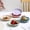 B, variant on 10 Pc Cutlery Set With 6.29 In Food Tray Fruit Snack Bowl Can Be Used In Restaurants Food Shops Dining Halls Etc