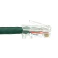 thumbnail image 3 of Cable Wholesale 10X6-15102 2 ft. Cat5e Green Ethernet Patch Cable - Bootless, 3 of 3