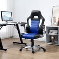 thumbnail image 2 of HOMCOM Racing Gaming Chair PU Leather Computer Chair with Flip Up Armrest, 2 of 10