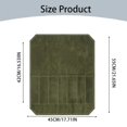thumbnail image 3 of SuChun Sac d'Exposition d'Outils pour Cuillère et Couvercle avec Fente, Support Pliable, Sac de Rangement, Mini Sac, Sac d'Extérieur, Rouleau de Sac de Protection, Jaune, 3 of 6