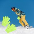 thumbnail image 1 of Meitianfacai Winter Warm Solid Color Knitted Kids Gloves Split Finger Gloves, 1 of 9