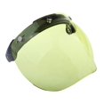 thumbnail image 4 of Miulika Universal Motorcycle 3-Snap Helmet Visor Flip Up Down Lens Color # 4 Color4, 4 of 7