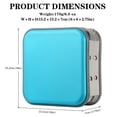 thumbnail image 3 of alavisxf xx 48 Capacity Skyblue CD/DVD Hard Plastic Case Storage Holder Wallet, 3 of 6