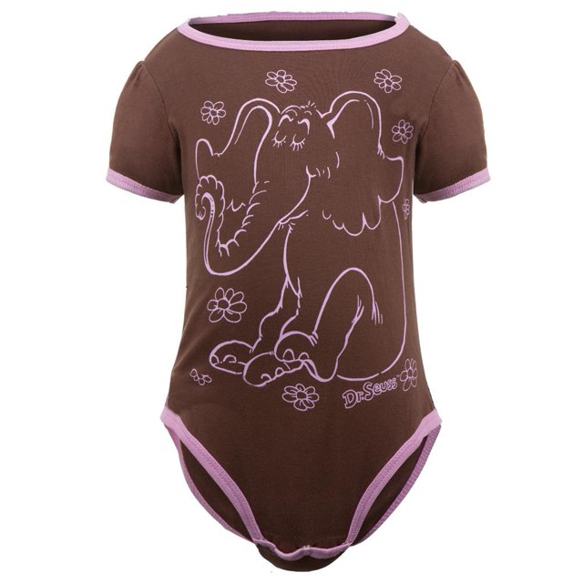 Dr. Seuss - Cache-Couche pour Bébé Horton Brun et Rose