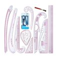 thumbnail image 3 of Dress Makers Ruler Styling Sewing French Curve Ruler Set Fashion Design Rulers Metric Rulers Set for Pattern Makers, Tailors 11 Pieces, 3 of 8