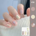 thumbnail image 2 of Riforla Three Color Nail Polish No Baking Quick Drying Set Durable Tearable Water Based Manicure 1ml Nail Polish, 2 of 3