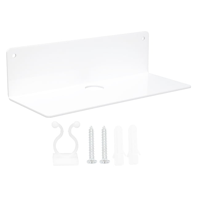 Weiweiguan 1Pc Wall-mounted Storage Stand Speaker Shelf Versatile Acrylic Bracket